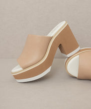 Load image into Gallery viewer, Oasis Society Maren - Layered Platform Heel Slides
