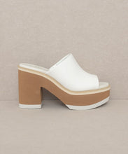 Load image into Gallery viewer, Oasis Society Maren - Layered Platform Heel Slides
